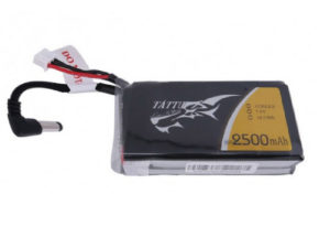 Tattu 2500mAh 2S1P Fatshark Goggles Lipo Battery Pack with DC5.5mm Plug