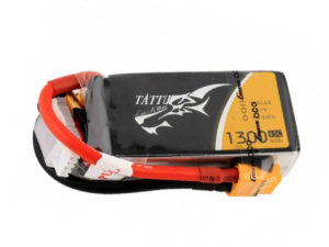 Tattu 1300mAh 45C 3S1P 11.1V Lipo Battery Pack with XT60 Plug