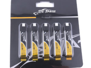 Tattu 220mAh 3.7V 45C 1S1P Lipo Battery Pack with JST-PHR 2.0 Plug (5pcs)