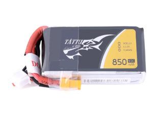 Tattu 850mAh 11.1V 45C 3S1P Lipo Battery Pack with XT30 Plug
