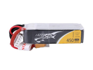 Tattu 14.8V 75C 4S 450mah Lipo Battery Pack with XT30 Plug- Long Size for H Frame