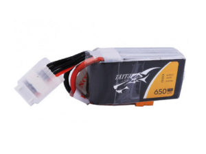 Tattu 650mAh 4S1P 75C 14.8V Lipo Battery with XT30 Plug