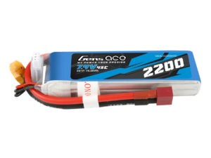 Gens ace 2200mAh 45C 7.4V 2S1P Lipo Battery Pack with Deans Plug