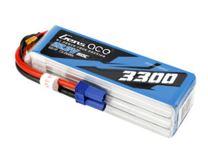 GensAce  3300mAh 22.2V 60C 6S Lipo Battery Pack with EC5 Plug