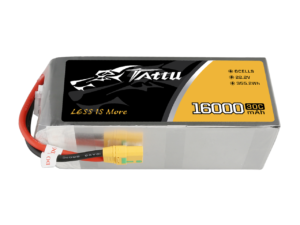 Tattu 16000mAh 30C 22.2V 6S Lipo Battery Pack with XT90-S Plug
