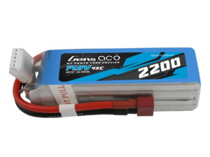 Gens ace 2200mAh 45C 14.8V 4S1P Lipo Battery Pack with DeansPlug
