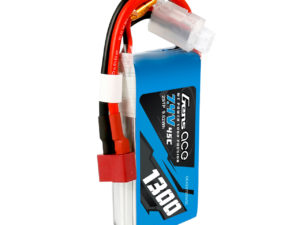 Gens Ace 1300mAh  2S1P 7.4V 45C Lipo Battery Pack with Deans Plug