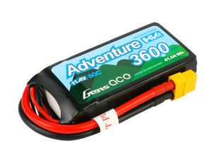 Gens Ace Adventure High Voltage 3600mAh 3S1P 11.4V 60C Lipo Battery with XT60 Plug