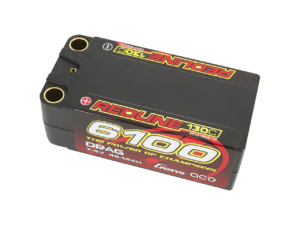 Gens ace Redline Series 6100mAh 7.4V 130C 2S2P HardCase Shorty Lipo Battery