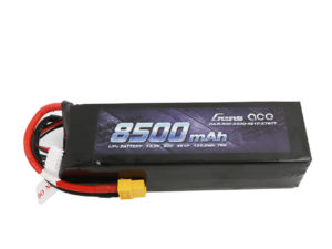 Gens ace 14.8V 50C 4S 8500mAh Lipo Battery Pack with XT60 Plug for Xmaxx 8S Car