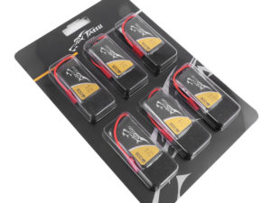 Tattu 800mAh 3.7V 25C 1S1P Lipo Battery Pack with JST plug (6pcs)