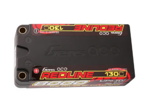 Gens ace Redline Series 8000mAh 3.8V 130C 1S2P HardCase 65# HV Lipo Battery with 5.0mm bullet LCG