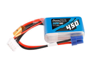 Gens ace 450mAh 11.1V 45C 3S1P Lipo Battery Pack with EC2 Plug