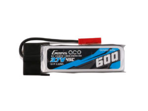 Gens ace 600mAh 3.7V 45C 1S1P Lipo Battery Pack with JST-SYP Plug