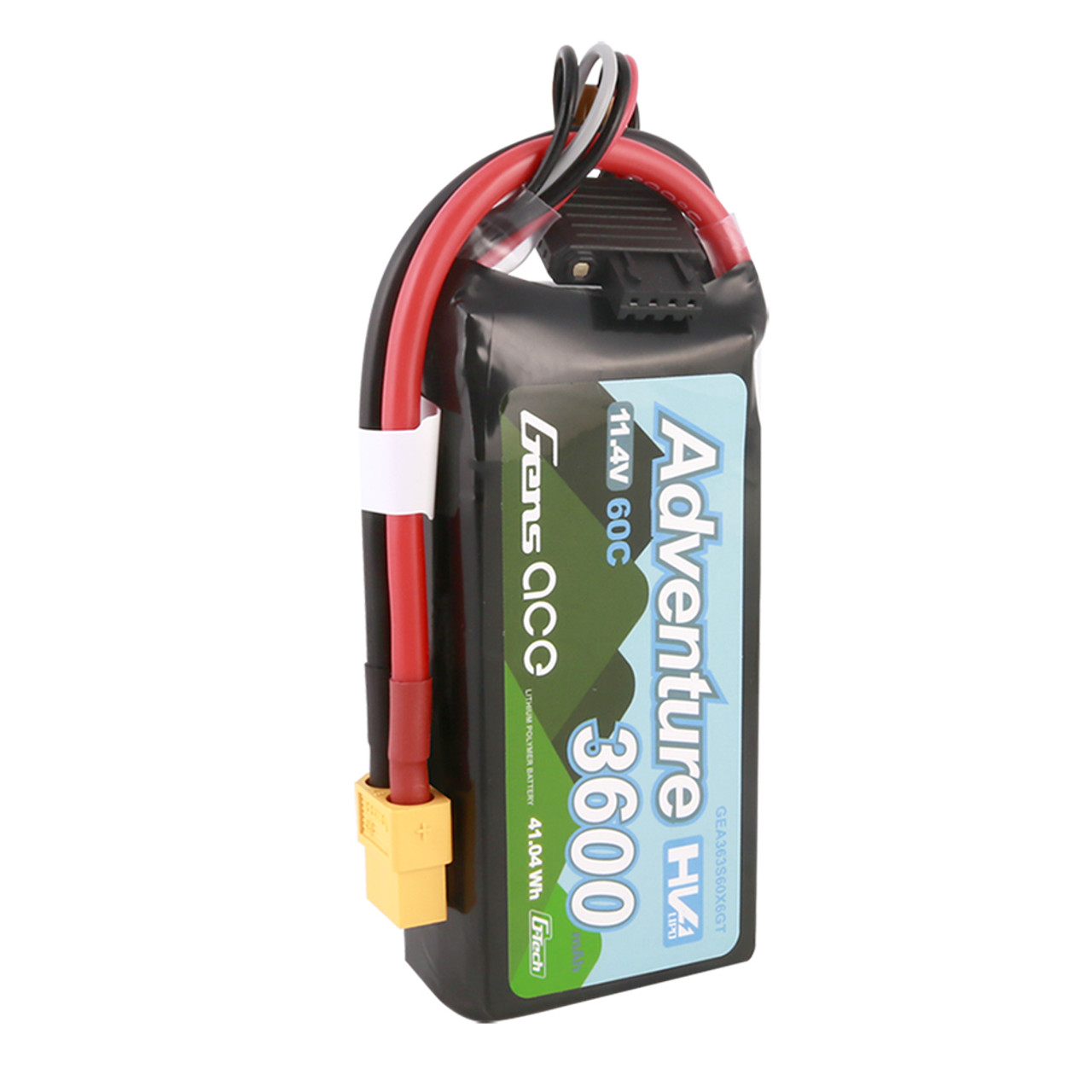 Gens Ace Adventure High Voltage 3600mAh 3S1P 11.4V 60C G-techLipo Battery with XT60 Plug - Image 4