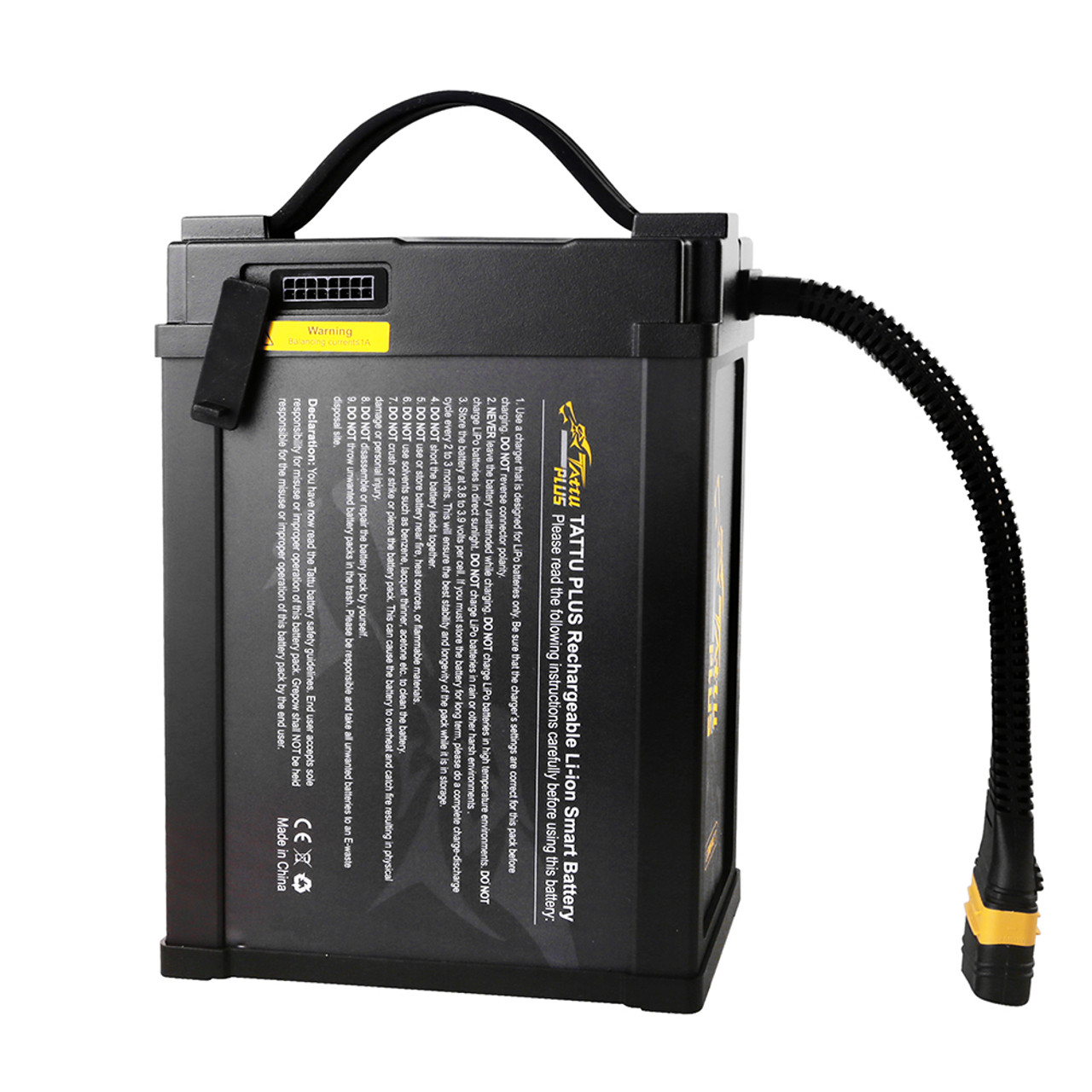 Tattu Plus 1.0 Compact Version 10000mAh 44.4V 15C 12S1P Lipo Smart Battery Pack with AS150UPlug - Image 4