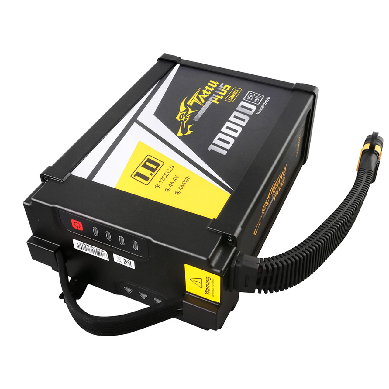 Tattu Plus 1.0 Compact Version 10000mAh 44.4V 15C 12S1P Lipo Smart Battery Pack with AS150UPlug - Image 2