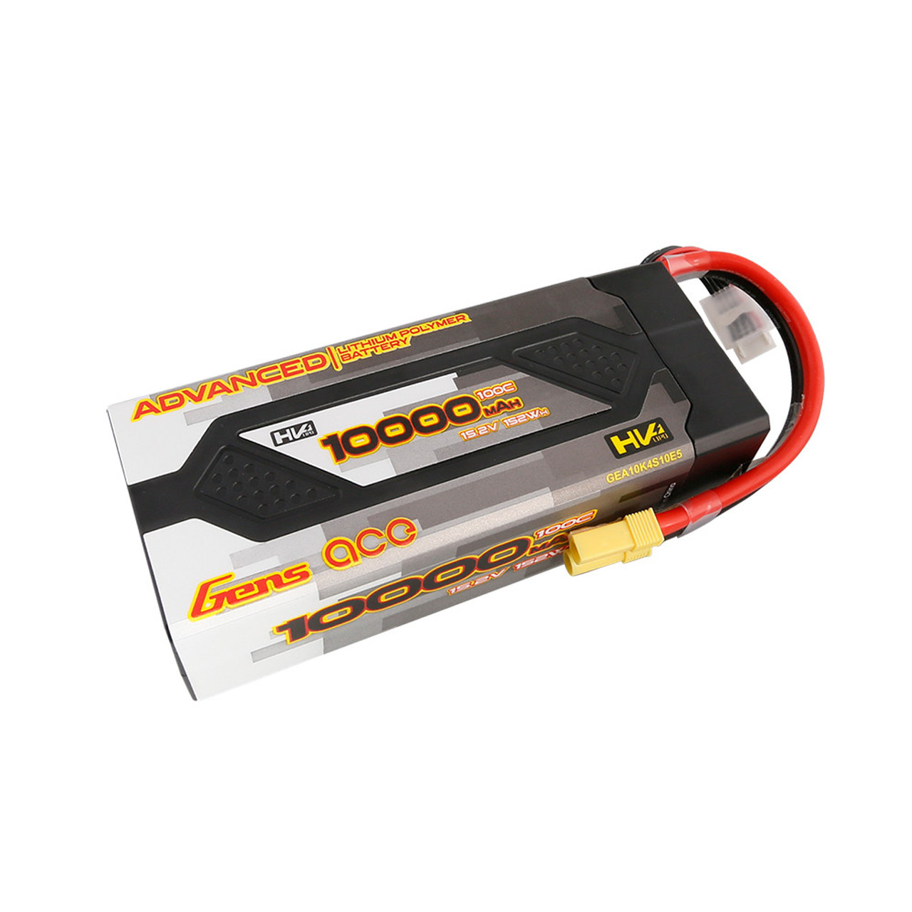 Gens ace Advanced G-Tech 10000mAh 15.2V 100C 4S2P HardCase Lipo Battery Pack 61# with EC5 Plug