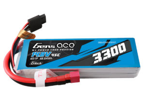 Gens Ace G-tech 3300mAh  45C 4S1P 14.8V Lipo Battery Pack with Deans Plug