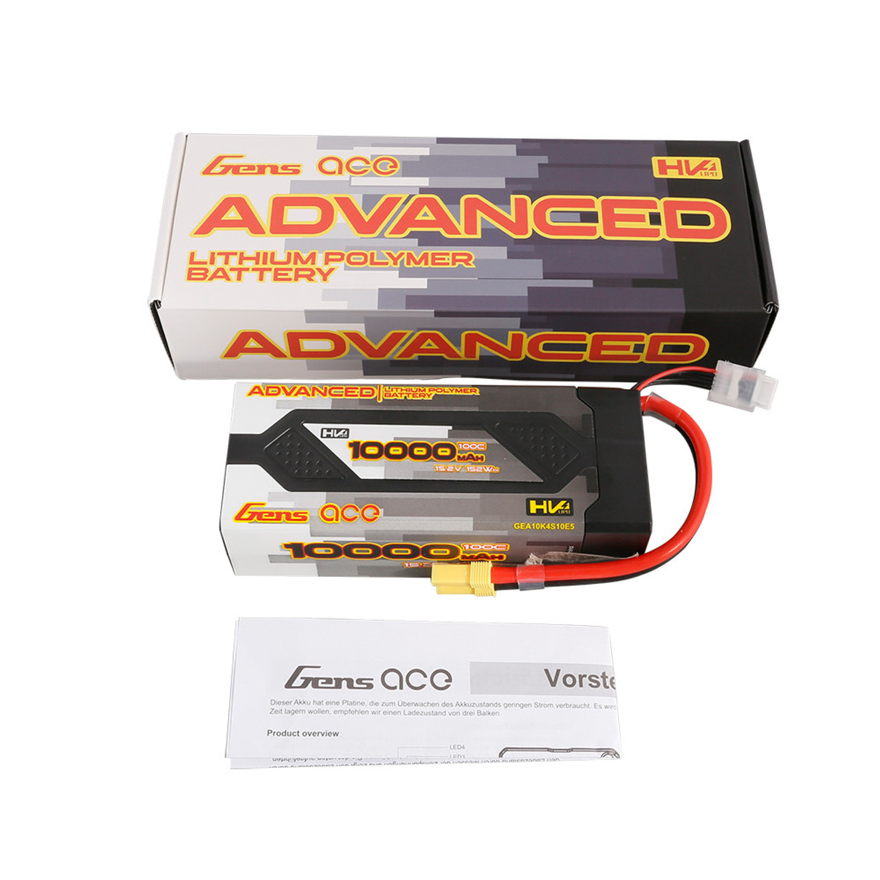 Gens ace Advanced G-Tech 10000mAh 15.2V 100C 4S2P HardCase Lipo Battery Pack 61# with EC5 Plug - Image 5