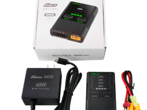 Gens ace IMARS Mini G-Tech USB-C 2-4S 60W RC Battery Charger with Power Supply Adapter and Adpter Cable-US