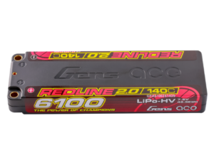 Gens ace 6100mAh 2S1P 140C 7.6V HardCase HV Redline 2.0 Series Lipo Battery