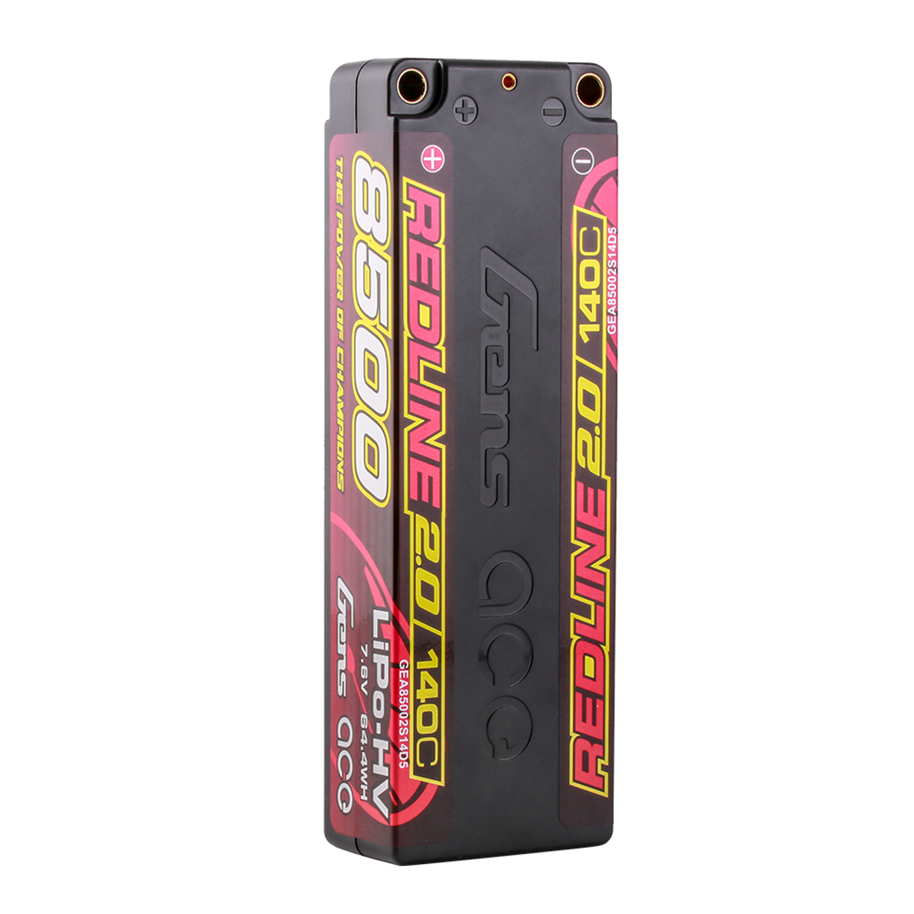 Gens ace 8500mAh 2S 7.6V 140C HardCase 58# Redline 2.0 Series Lipo Battery with 5.0mm bullet - Image 5