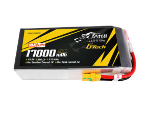 TATTU G-Tech NMC811 Semi-solid 17000mAh 5C 22.2V 6S1P XT90S-F Lipo Battery