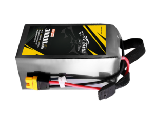 TATTU NMC811 Semi-solid 30000mAh 5C 44.4V 12S1P AS150U-F Lipo Battery