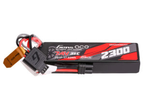 Gens ace 2300mAh 2S 35C 7.4V G-Tech Lipo Battery Pack with IEC2 Plug