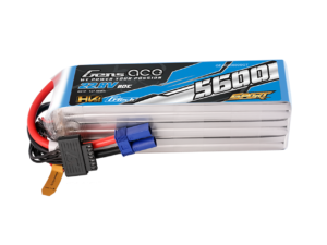Gens ace 5600mAh 6S1P 80C 22.8V G-Tech Lipo HV Battery Pack with EC5 Plug
