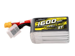 Tattu R-Line Version 6.0 1600mAh 160C 6S 22.2V ST Lipo Battery Pack with XT60 Plug