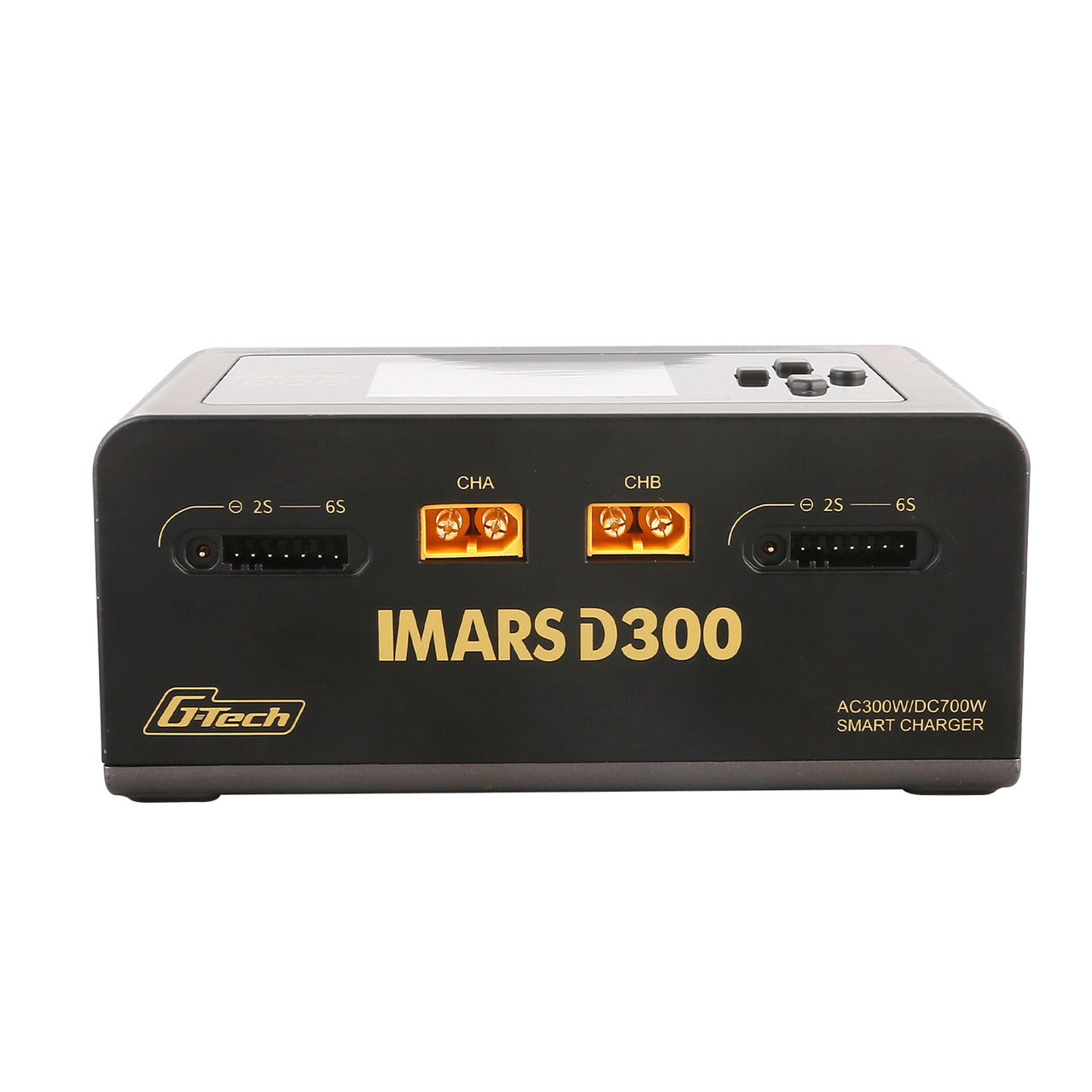 Gens ace iMars D300 G-Tech Channel AC/DC 300W/700W RC Battery Charger-US Black - Image 2