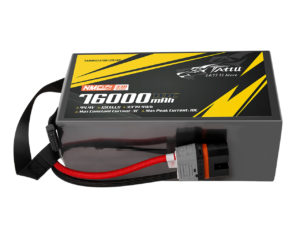 Tattu Semi-solid State 330Wh/kg 76000mAh 10C 44.4V 12S1P Lipo Battery Pack with QS12-S plug
