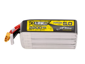 Tattu 2200mah 6S 150C 22.2V R-Line Lipo Battery with XT60 Plug