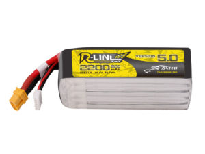 Tattu 2200mah 5S 150C 18.5V R-Line Lipo Battery with XT60 Plug