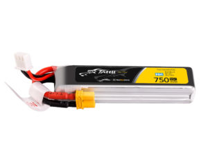 Tattu 750mAh 2S 95C 7.6V R-Line HV Lipo Battery Pack with XT30 Plug
