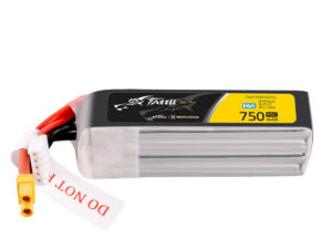 Tattu 750mAh 4S 95C 15.2V R-Line HV Lipo Battery Pack with XT30 Plug