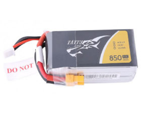 Tattu 850mAh 4s 45C 14.8V Lipo Battery Pack with XT30 Plug